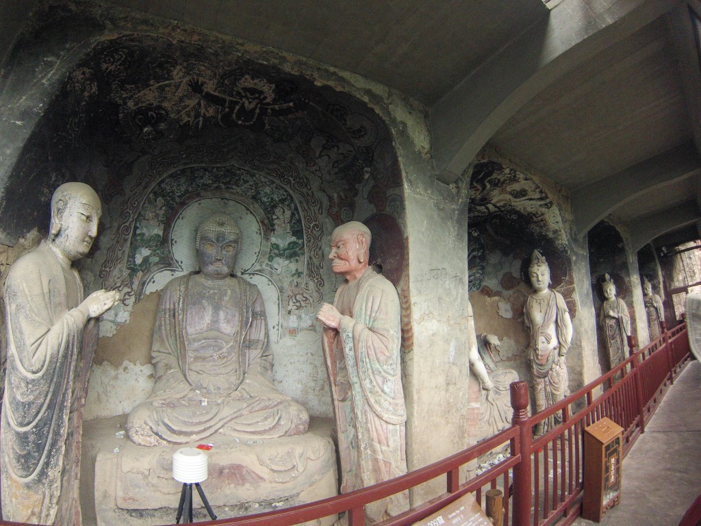 Buddha and bodhisattva