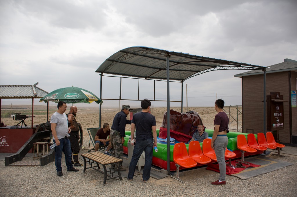 What could make this ancient Ming Dynasty site better? A mechanical bull. 