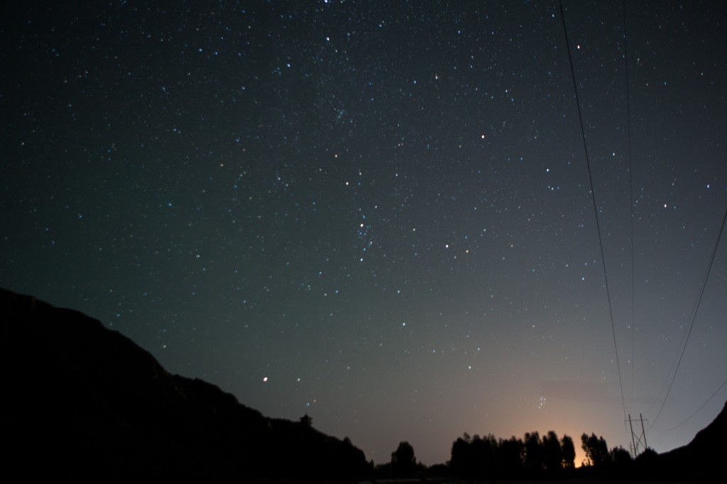 Night Sky above the Great Wall