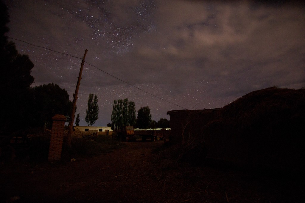 Night Sky above Drink Horse One Army Village as the beatings were occurring