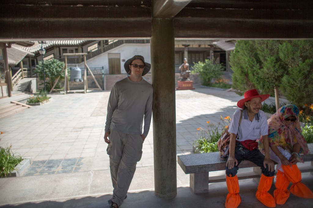 We loved this guy on the right. He just looked so hilarious with his giant sideburns, his cowboy hat and his orange boots