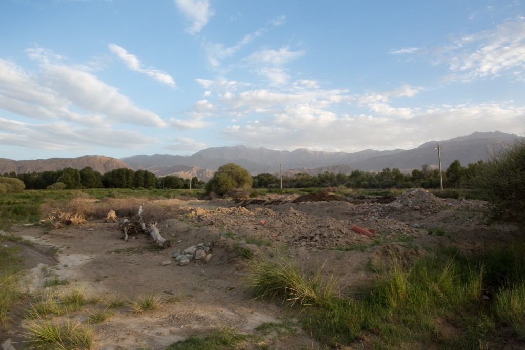 The Qinlian Mountains, just past Subei