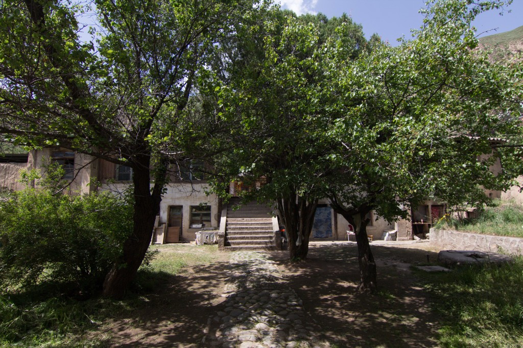 Courtyard of the only old building