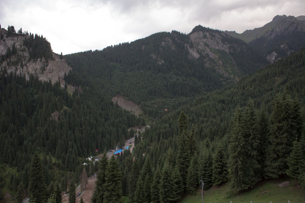 The mountain valley at Nanshan