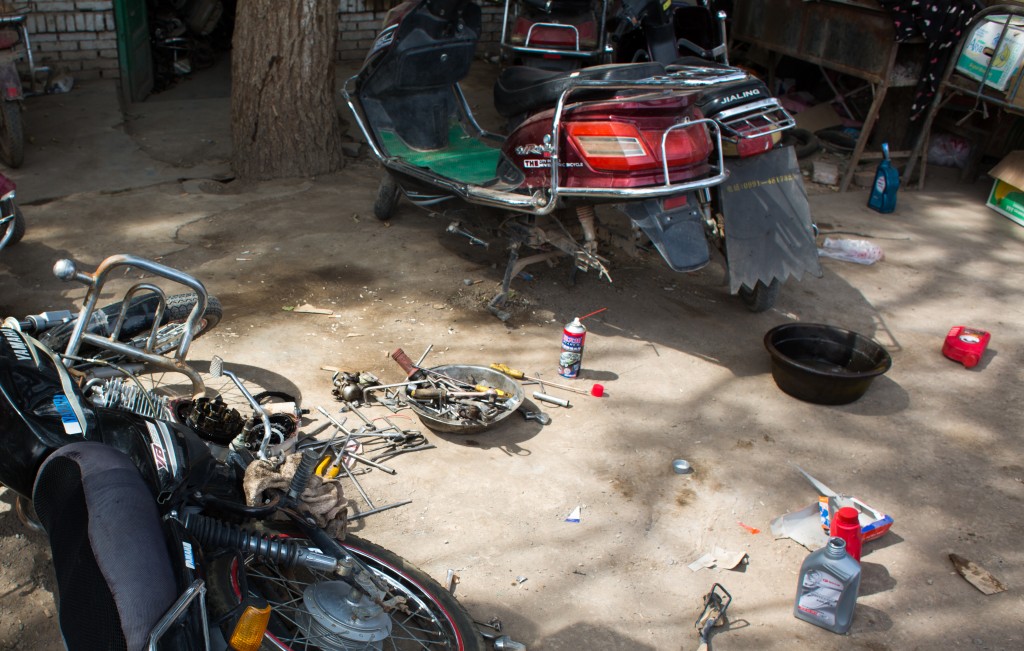 Motorcycle repair