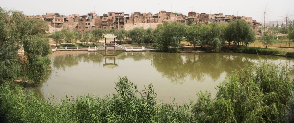 Hilltop Neighborhood from across a lake