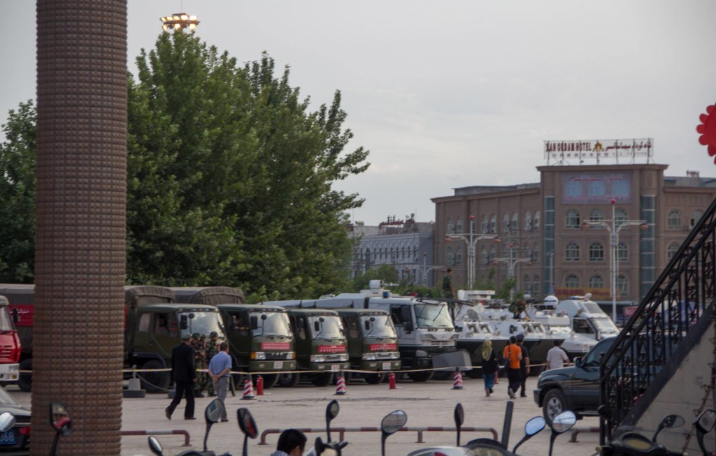 Militarized Police vehicles