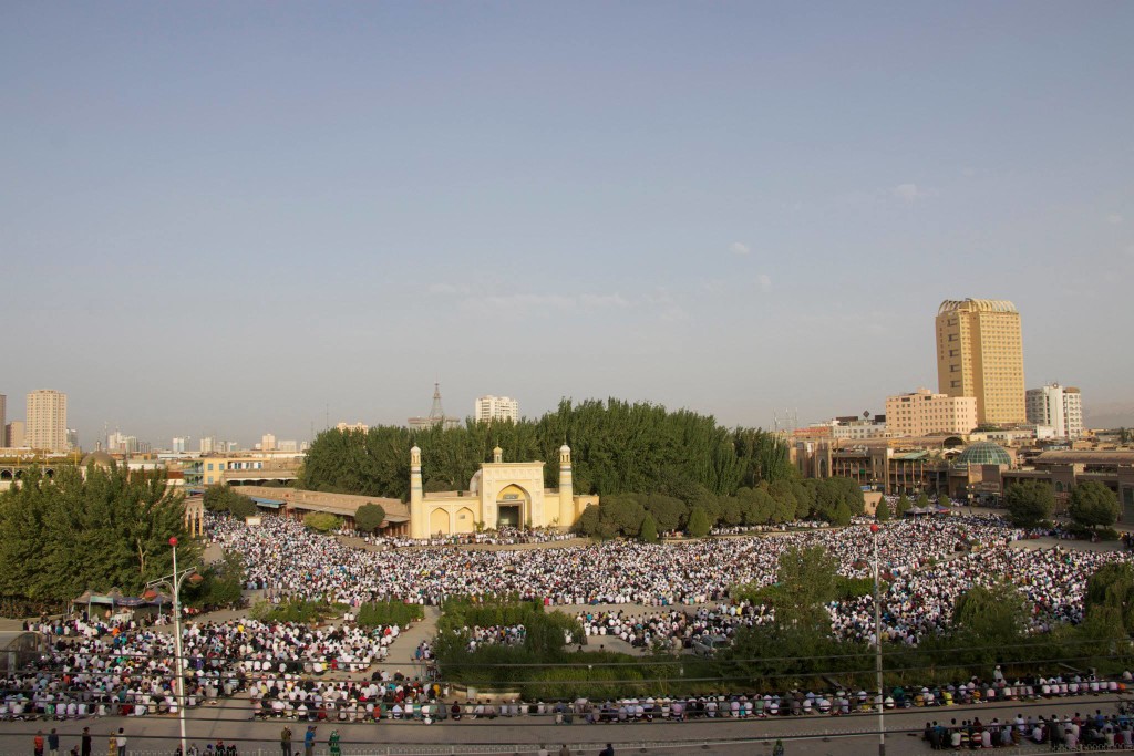 The Id Kah Mosque day before the assassination occurred. 