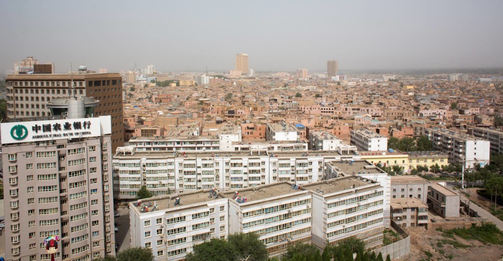 Old City with new apartments in the foreground