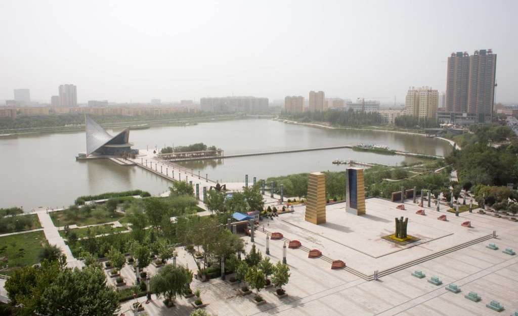 The eerie City Planning Museum that has not been opened since it was built. Strangely, it is the centerpiece of an artificial lake that looks like a Chinese attempt at the Sydney Opera House