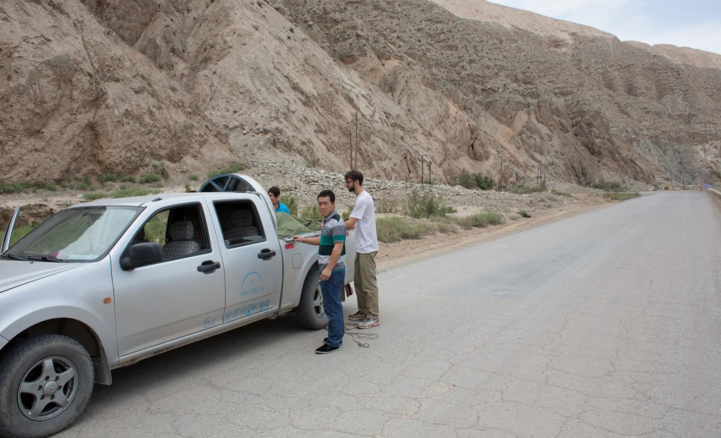 The Truck that took us up to Karakul Lake