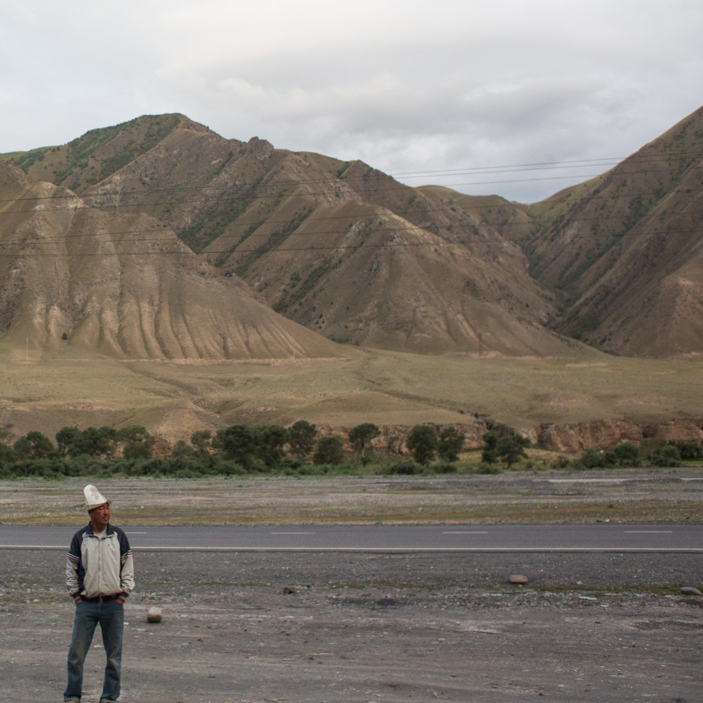 Kyrgyz Man in Traditional hat