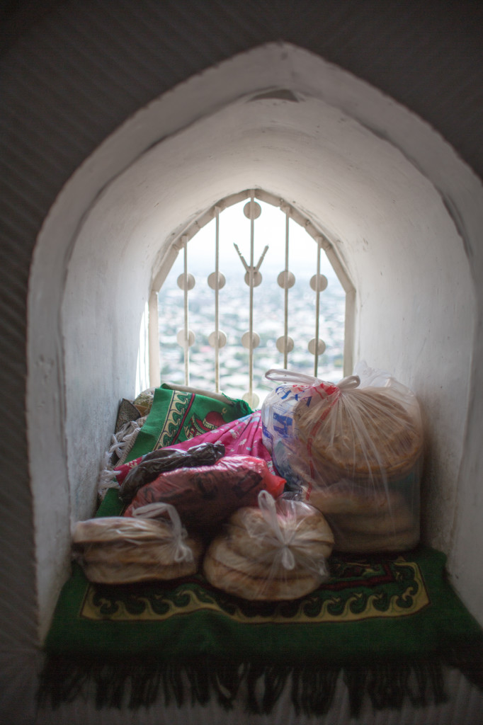 Inside Babur's Pavillion