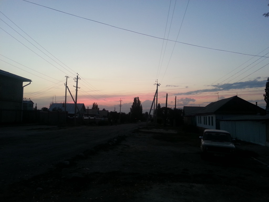 Sunset in Post-Soviet Backwater